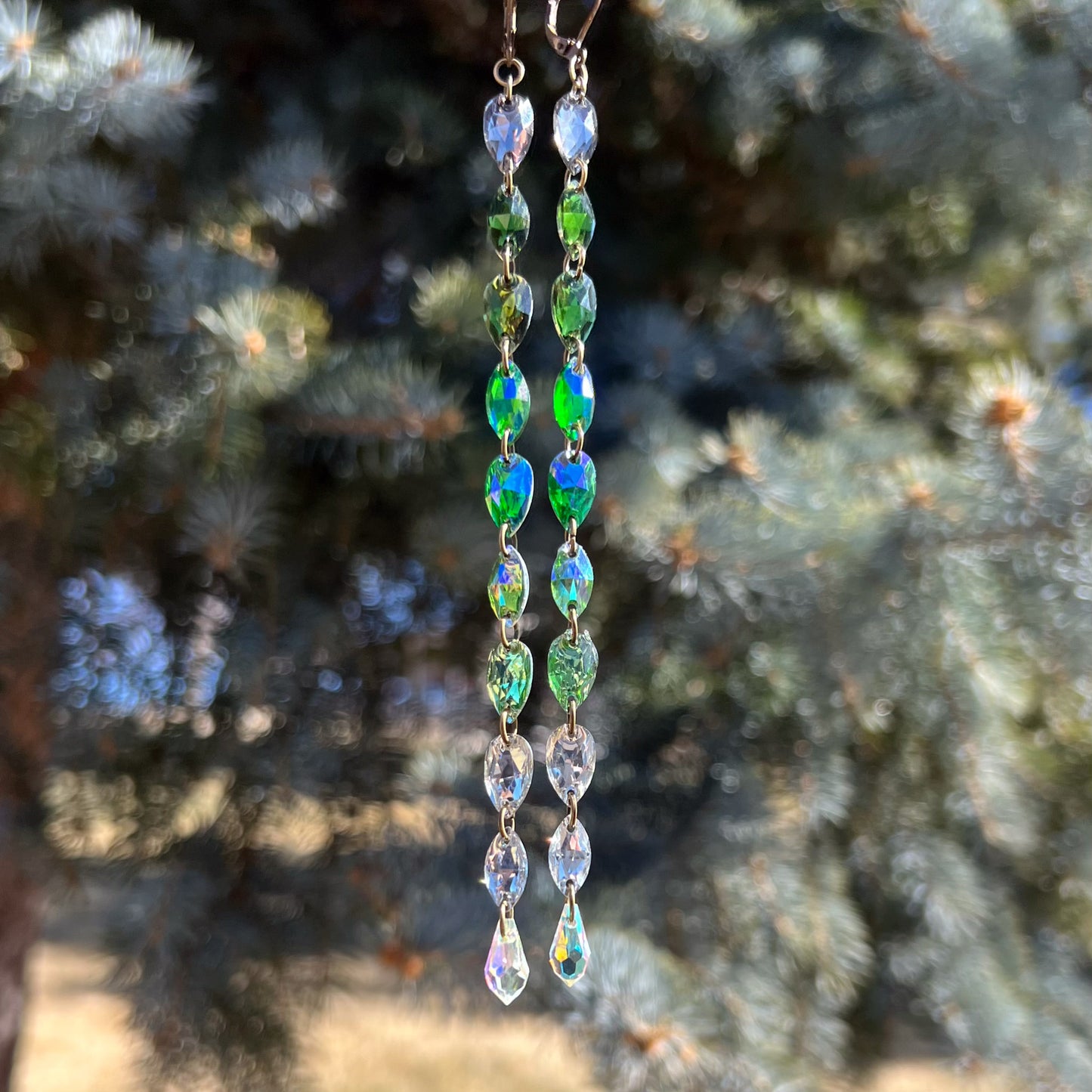 Forest Fairy Earrings (one of a kind)