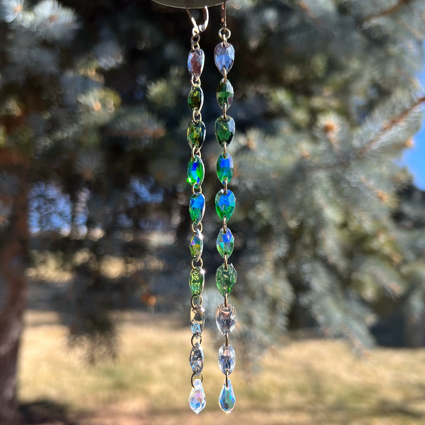 Forest Fairy Earrings (one of a kind)