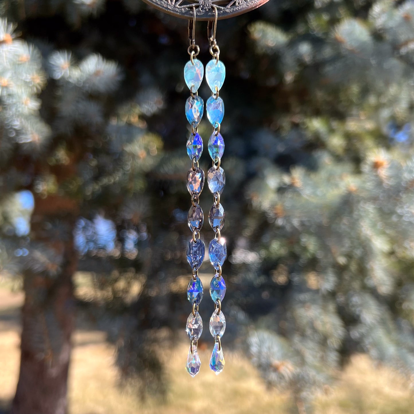 Cloudy Skies Earrings (one of a kind)