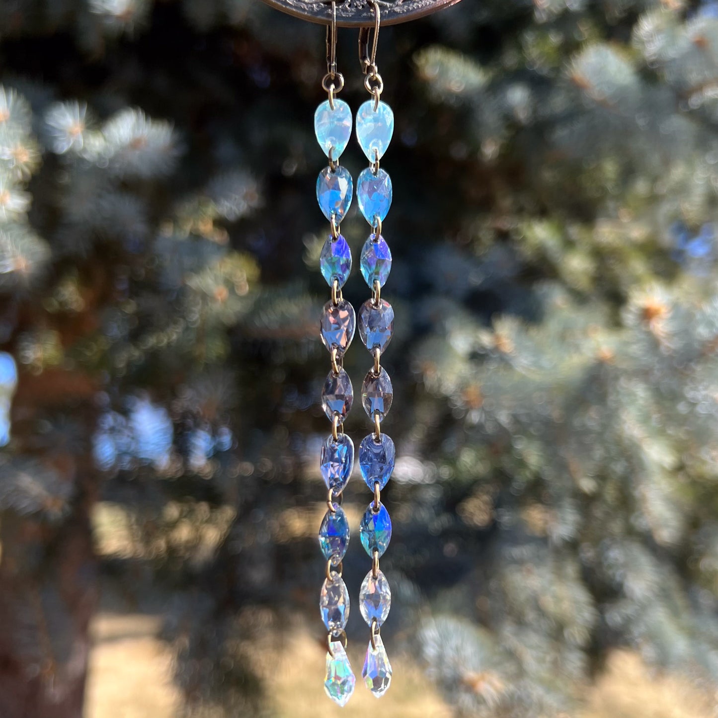 Cloudy Skies Earrings (one of a kind)