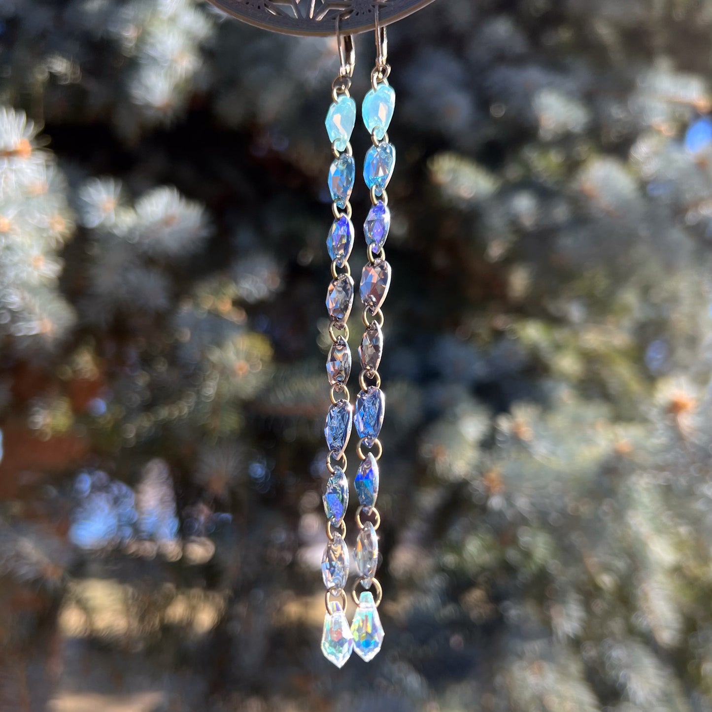 Cloudy Skies Earrings (one of a kind)