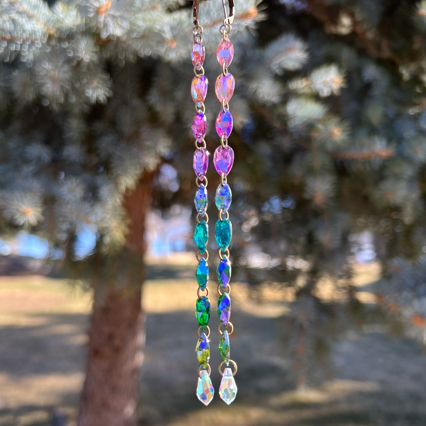 Electric Feels Earrings (one of a kind)