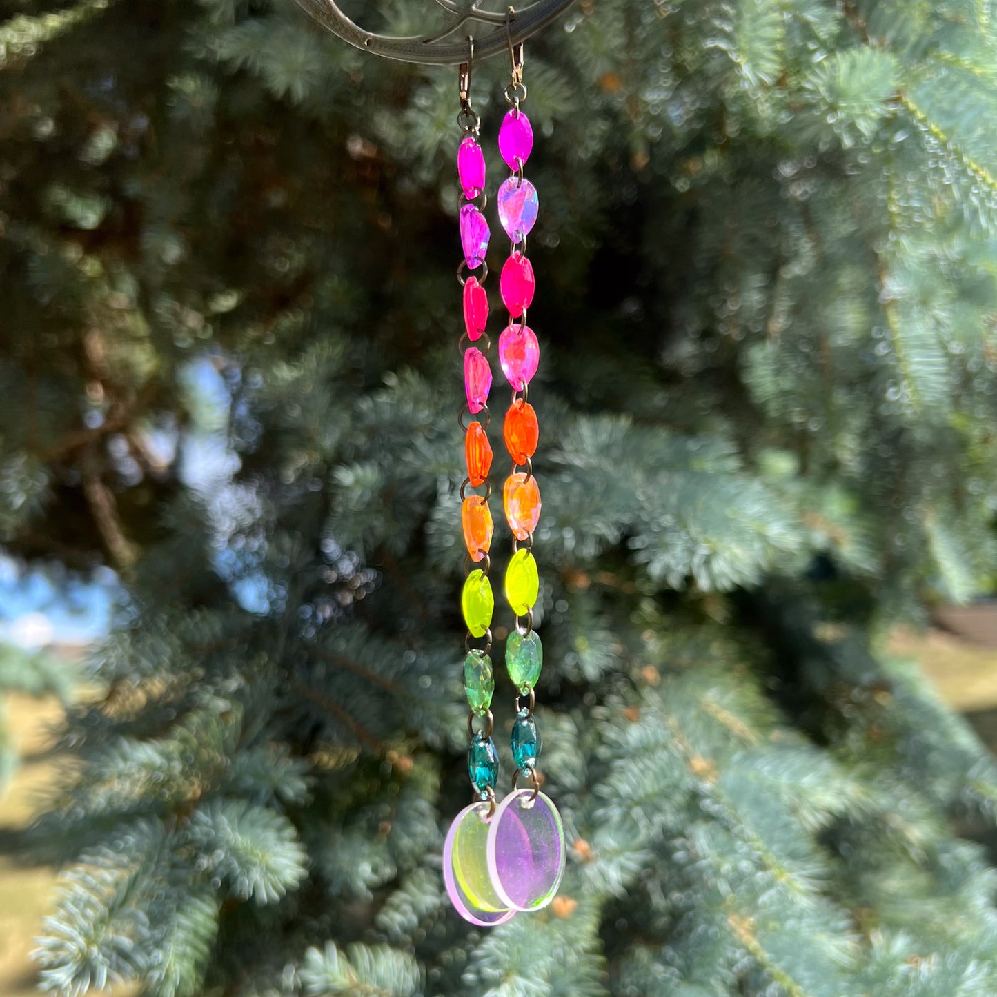 Silent Disco Earrings (one of a kind)