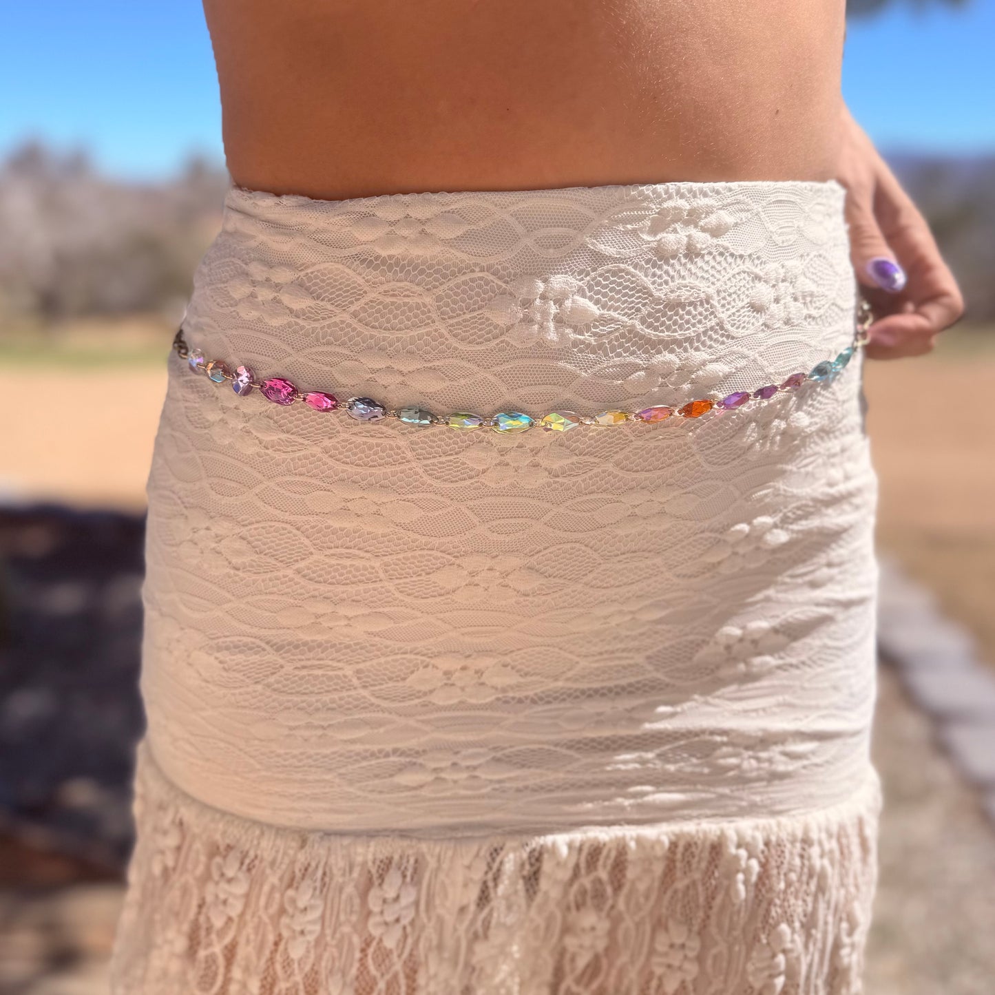 Painted Skies Belly Chain