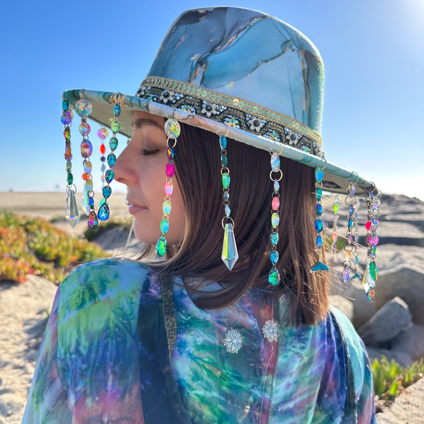 Mermaid Lagoon Fedora Hat