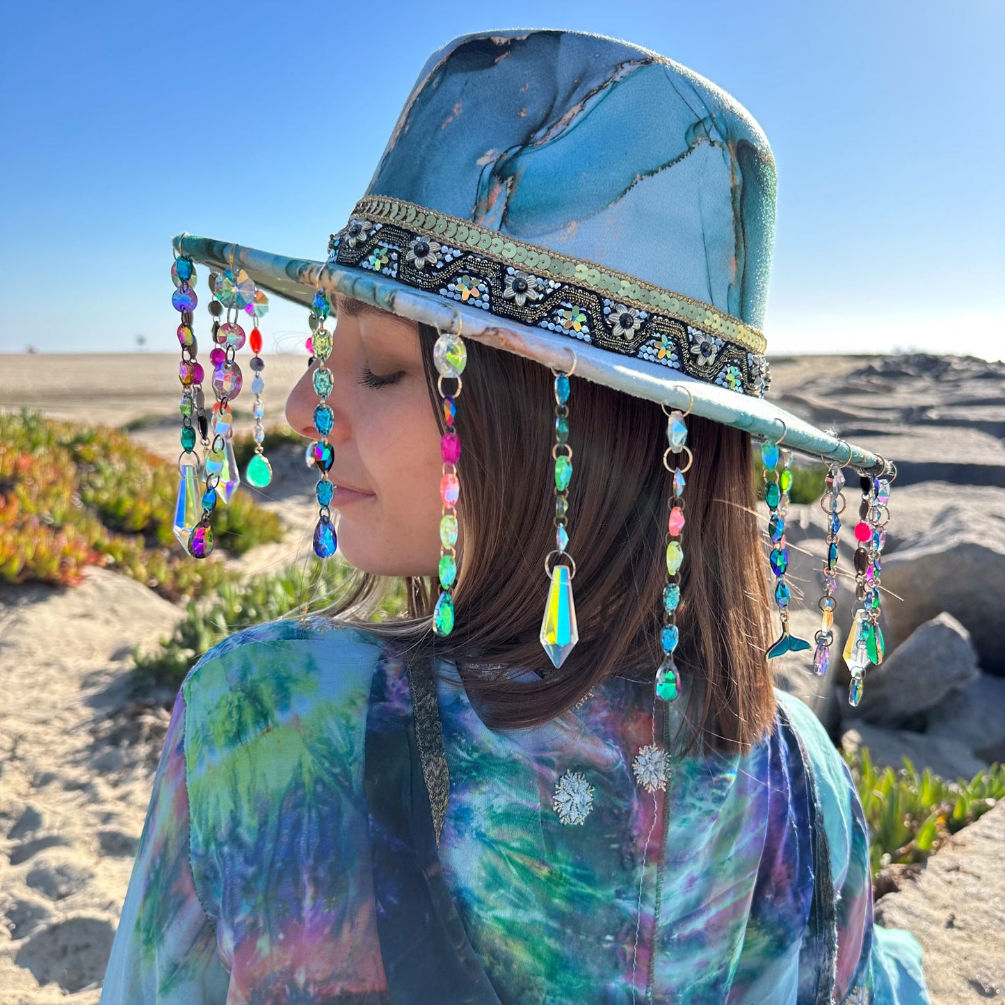 Mermaid Lagoon Fedora Hat