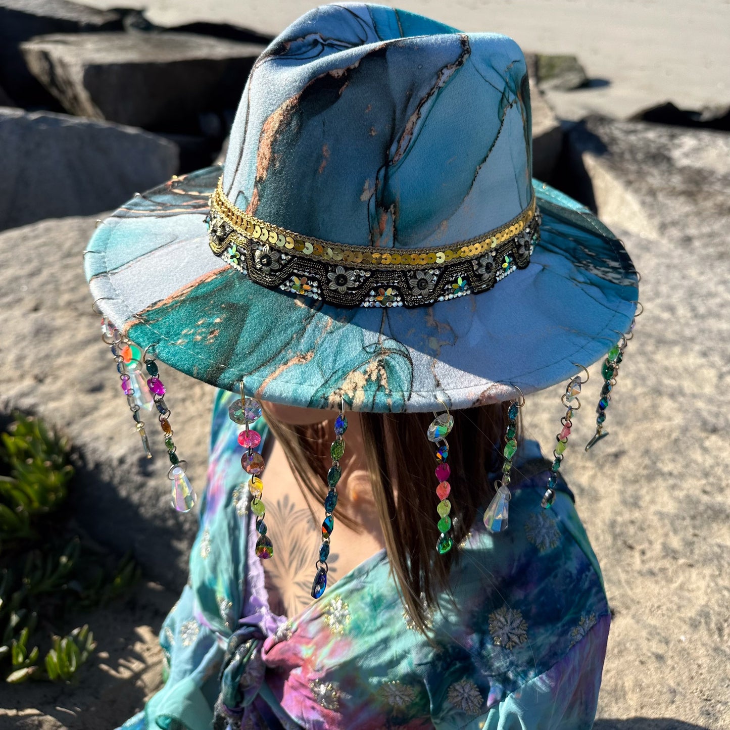 Mermaid Lagoon Fedora Hat