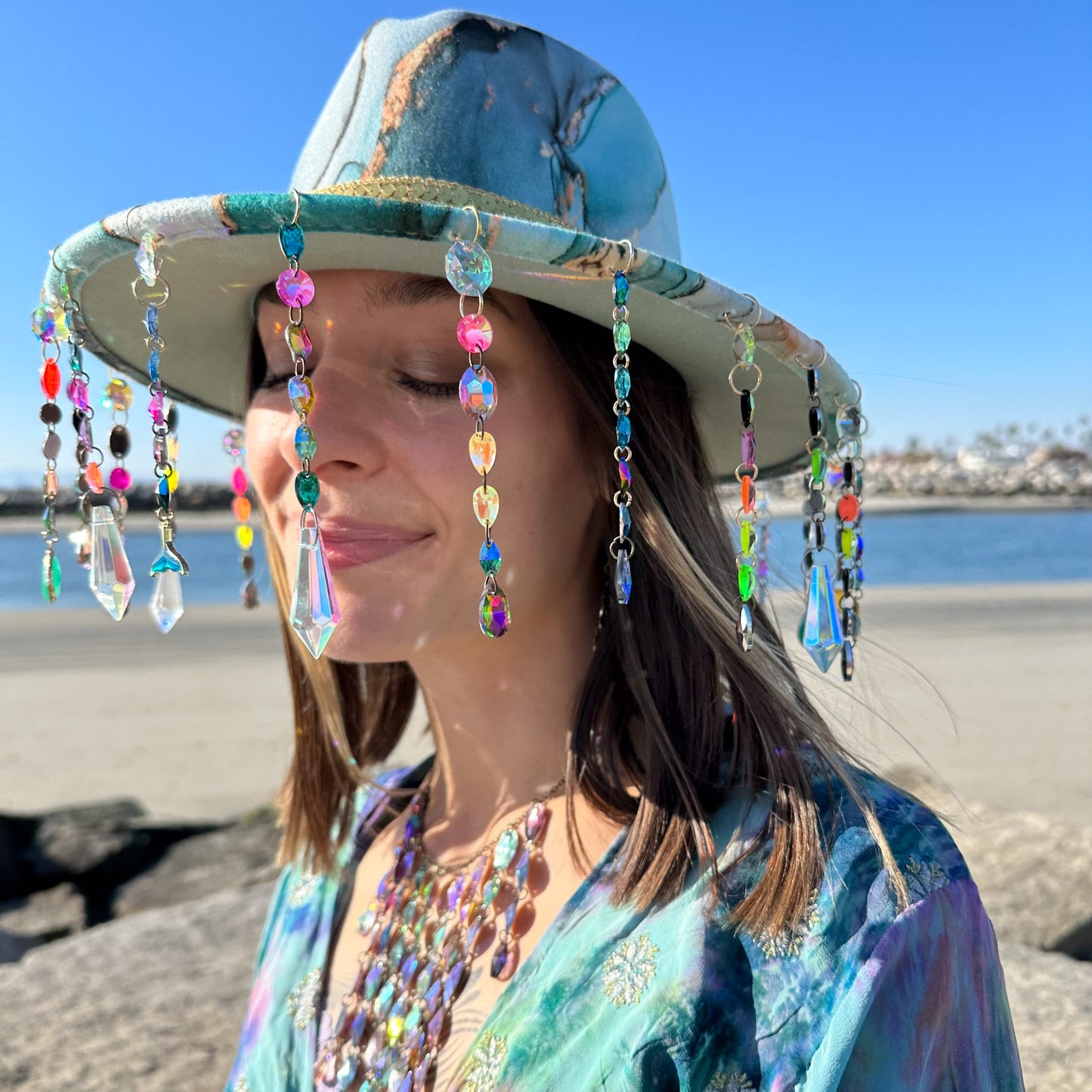 Mermaid Lagoon Fedora Hat