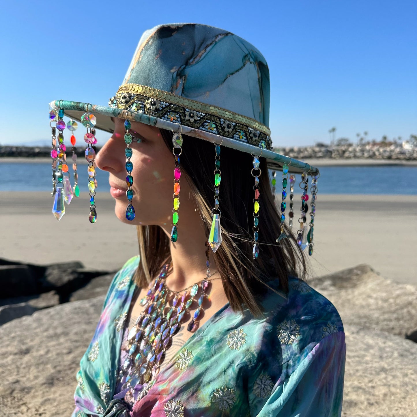 Mermaid Lagoon Fedora Hat