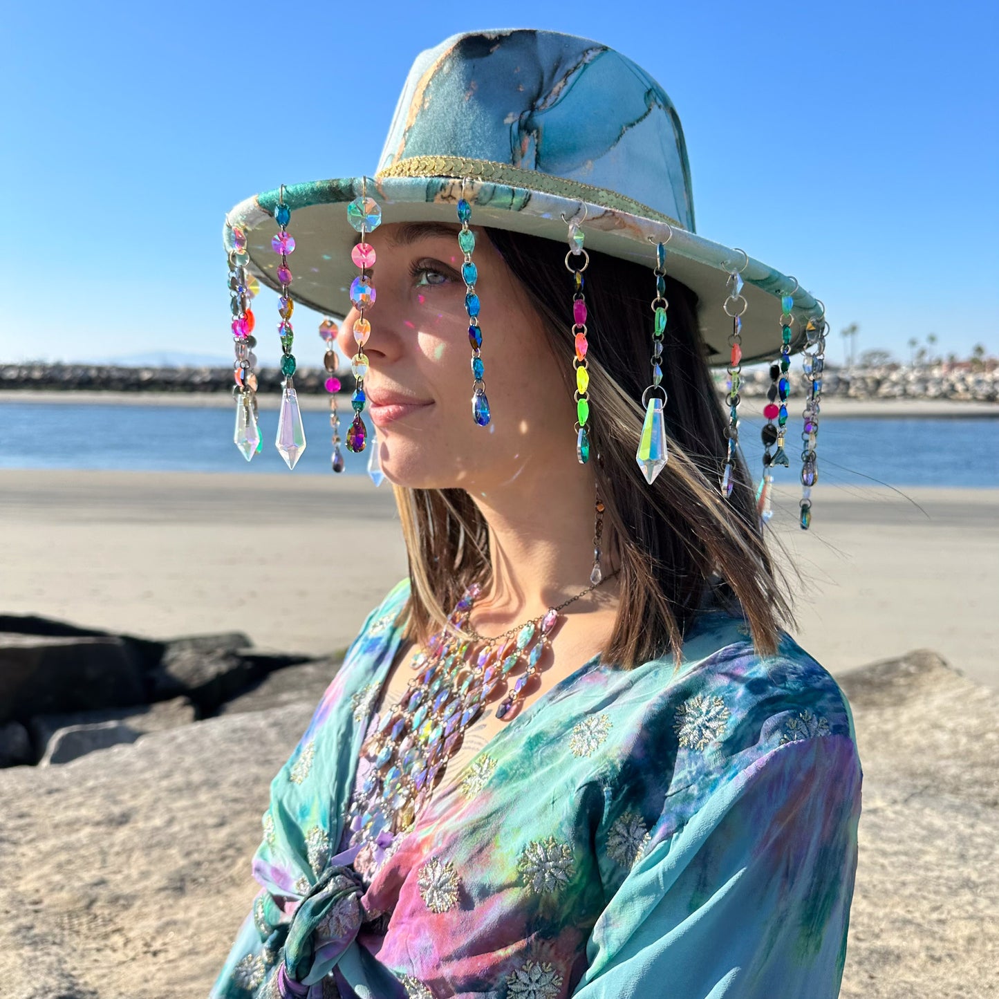 Mermaid Lagoon Fedora Hat
