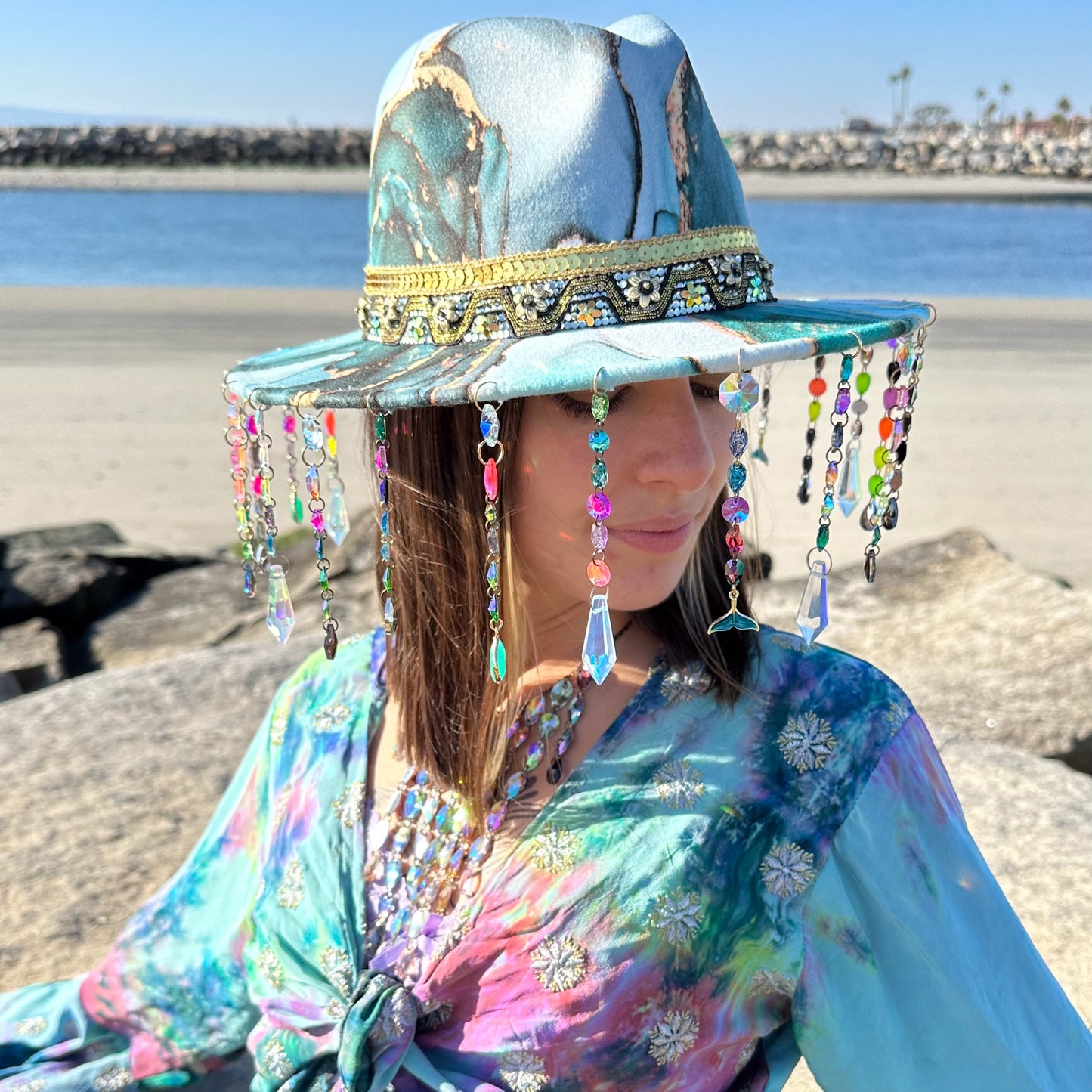 Mermaid Lagoon Fedora Hat