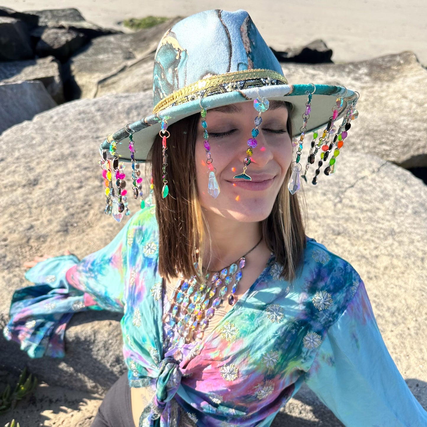 Mermaid Lagoon Fedora Hat