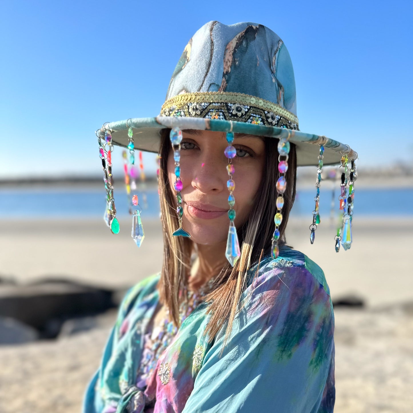 Mermaid Lagoon Fedora Hat