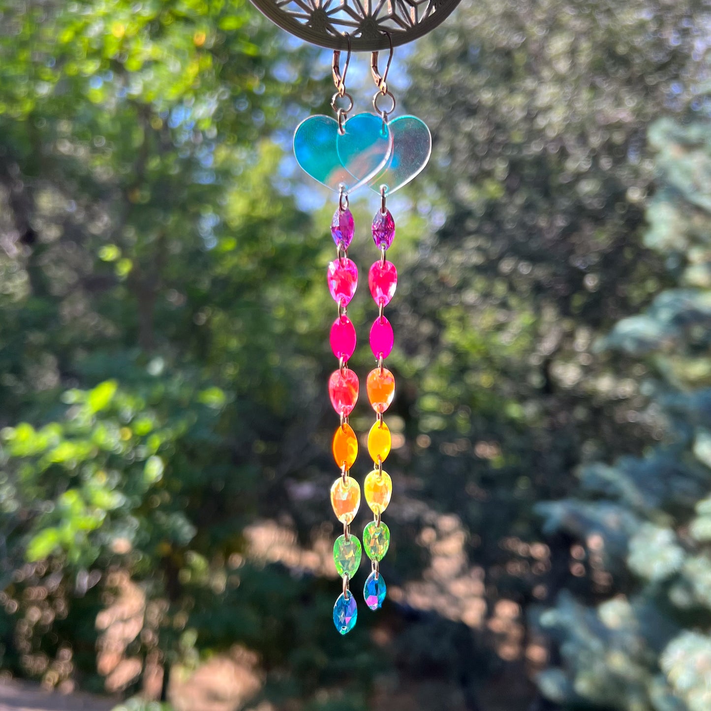 Holo Hearts Earrings