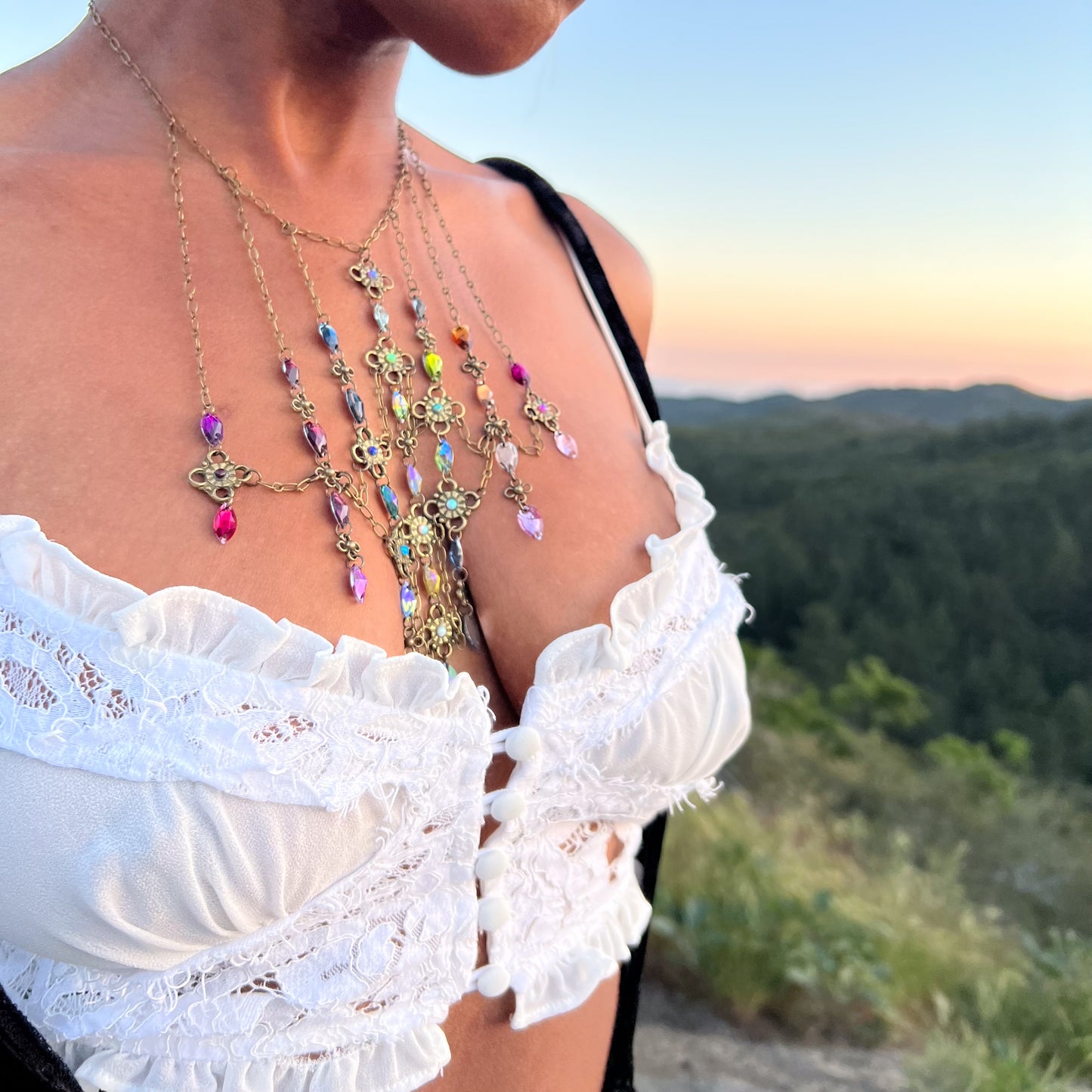 Stained Glass Necklace in Destiny