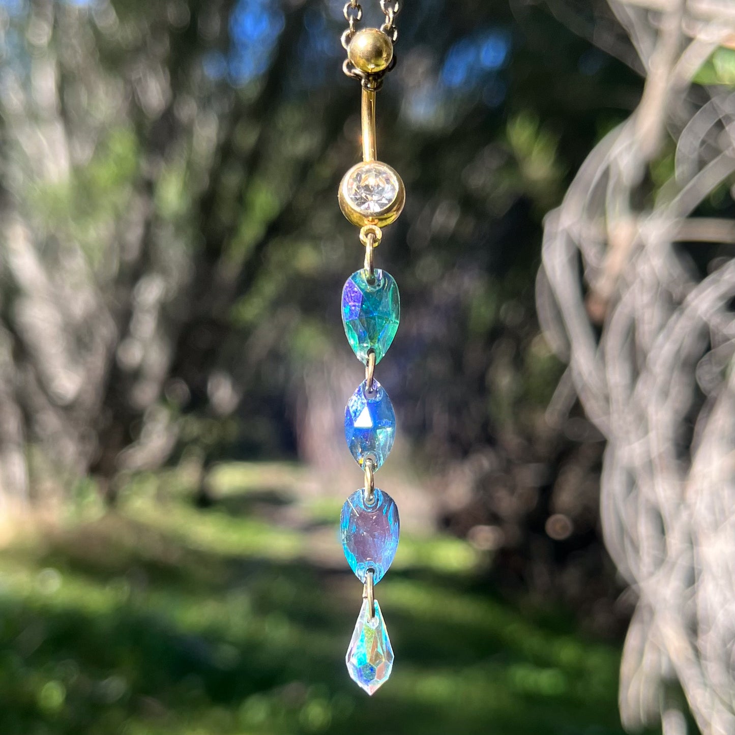 Frozen Lake Belly Ring