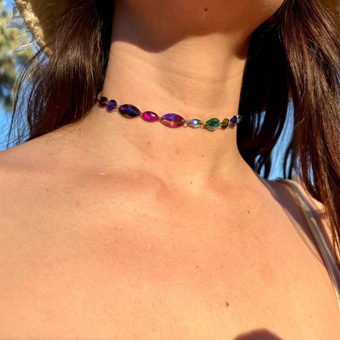 Choker Necklace in Nebula