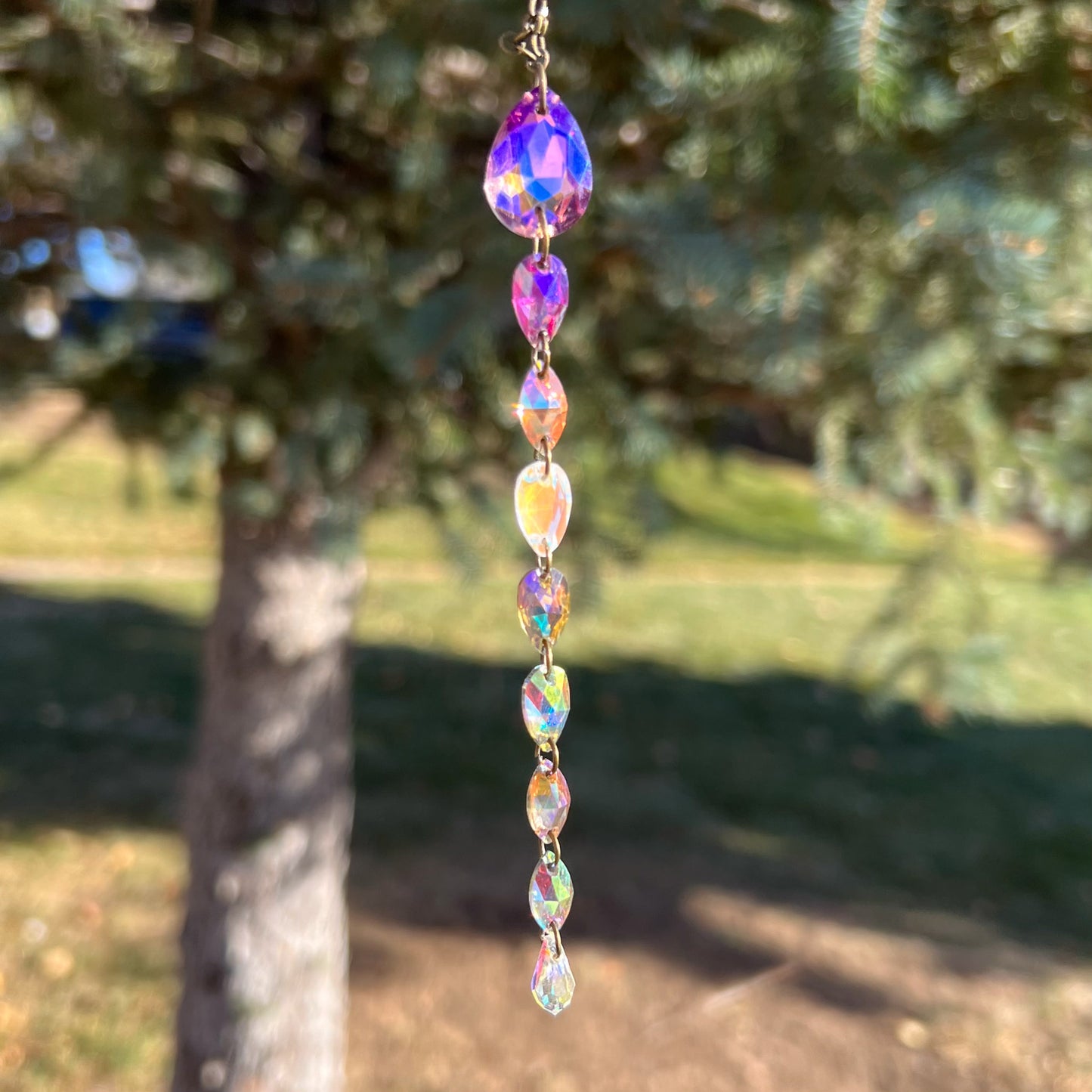 Purple Snowstorm Necklace