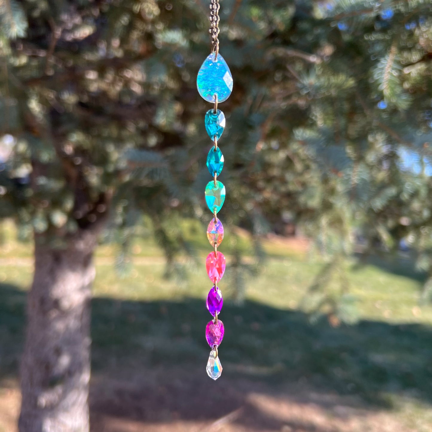 Blue Blaze Necklace