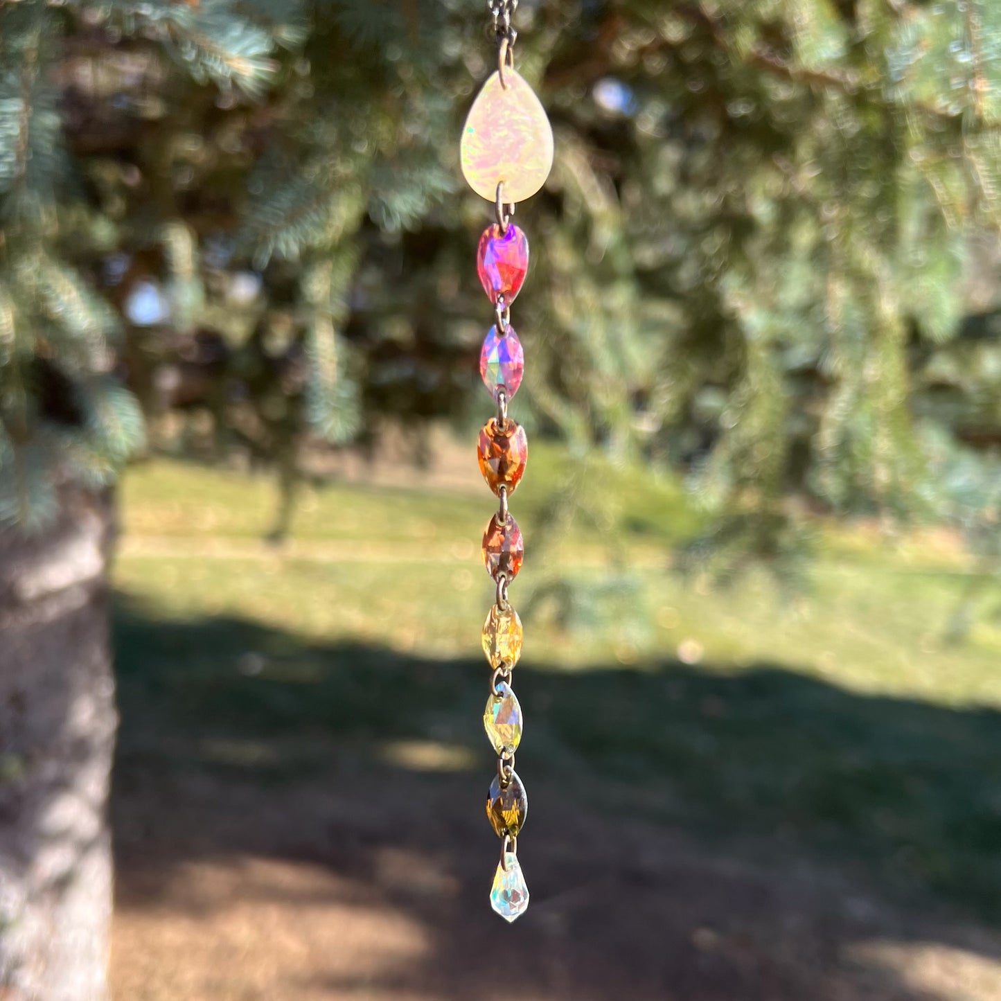 Snowy Evergreen Necklace