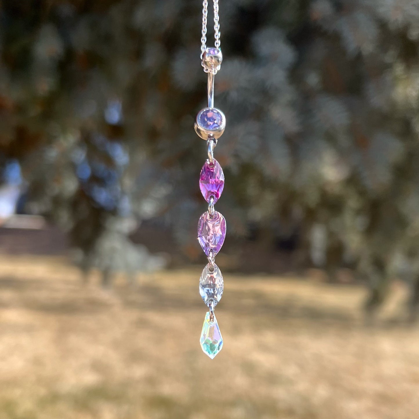 Lavender Magic Belly Ring