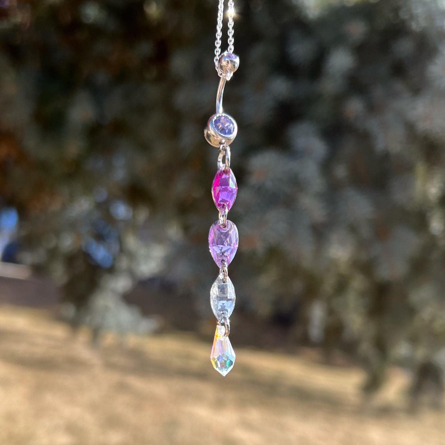 Lavender Magic Belly Ring