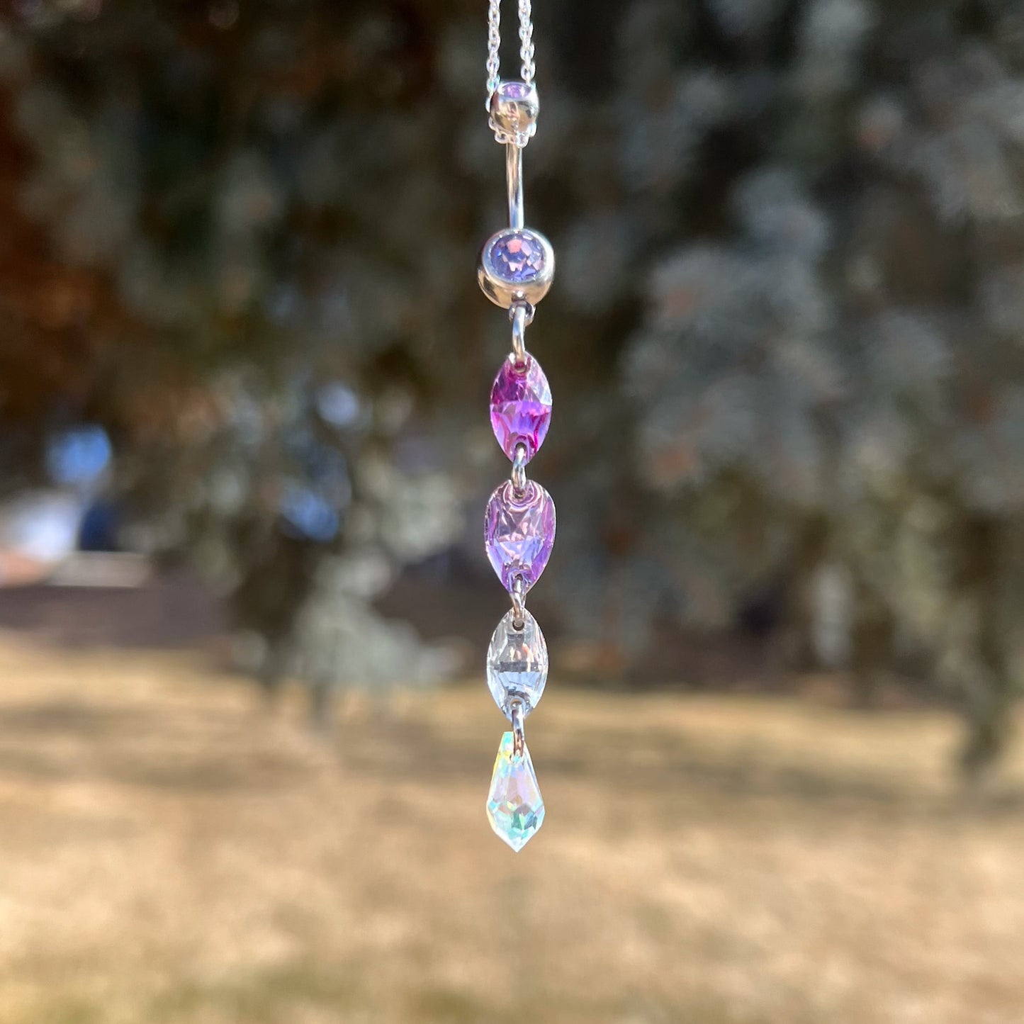 Lavender Magic Belly Ring