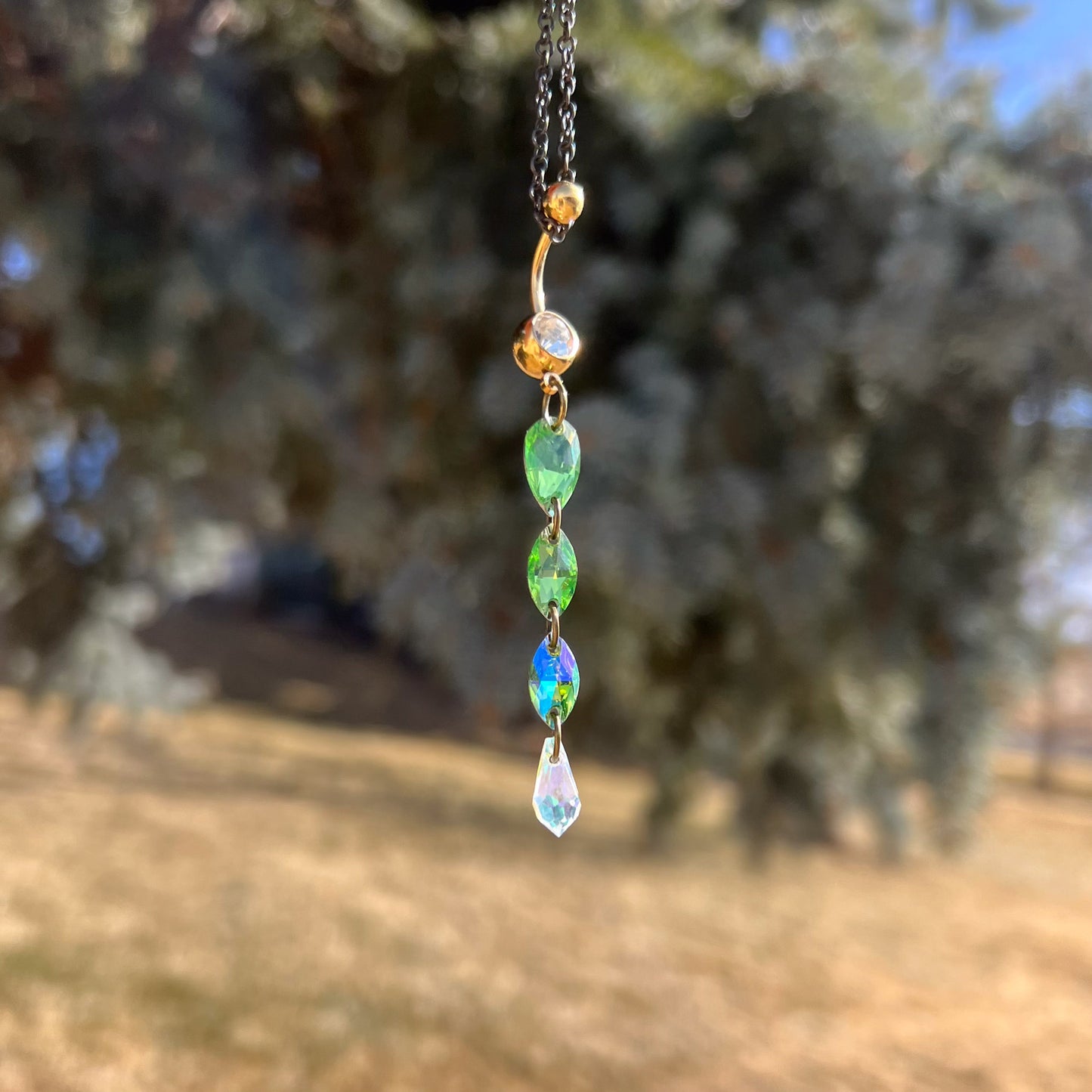 Happy Trees Belly Ring