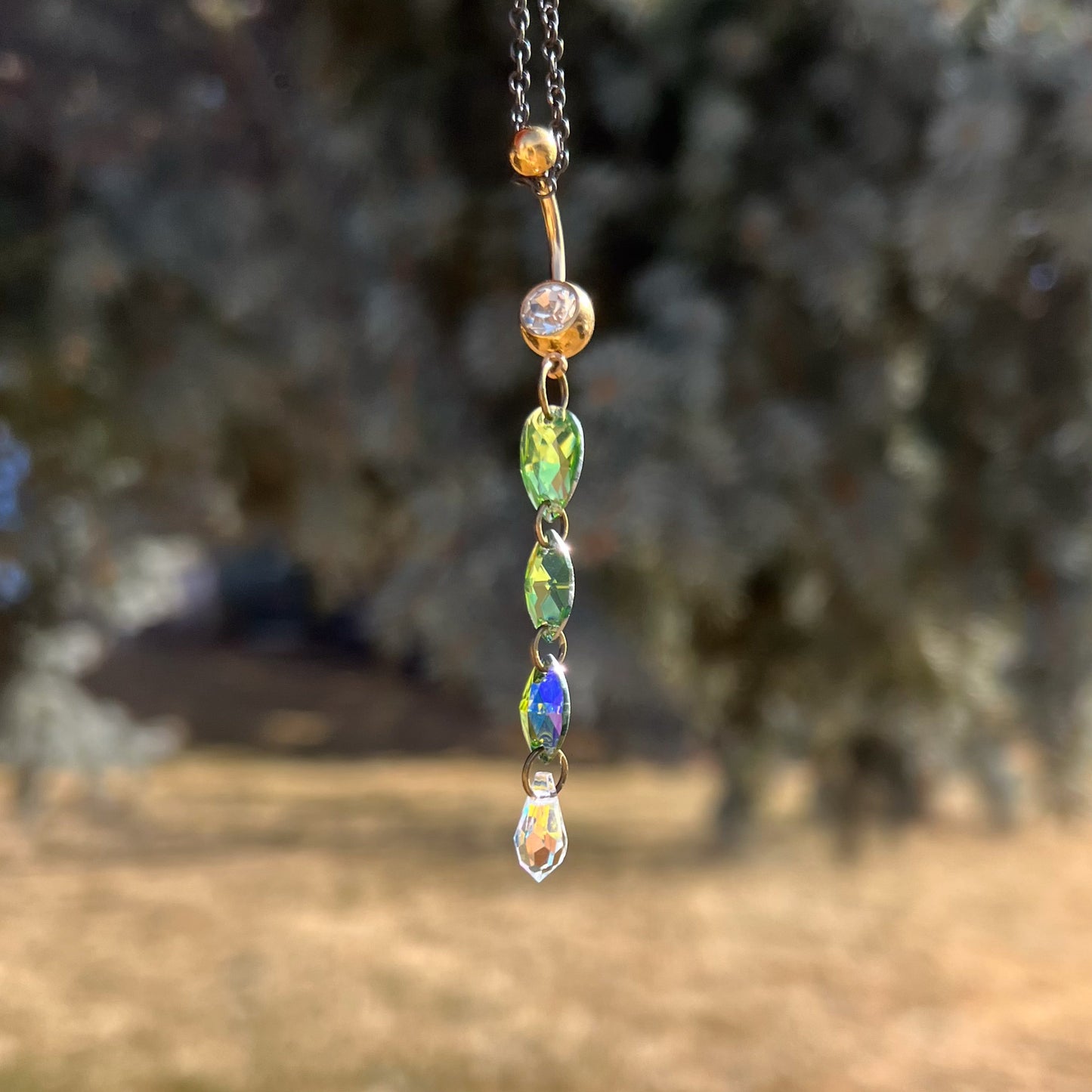 Happy Trees Belly Ring
