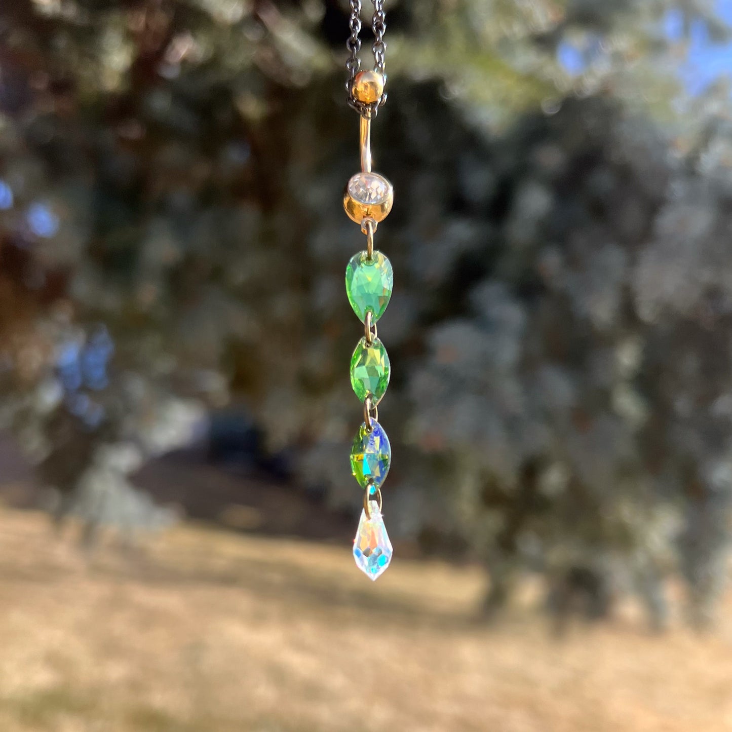 Happy Trees Belly Ring