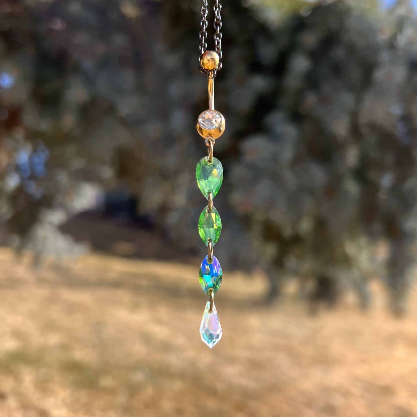 Happy Trees Belly Ring