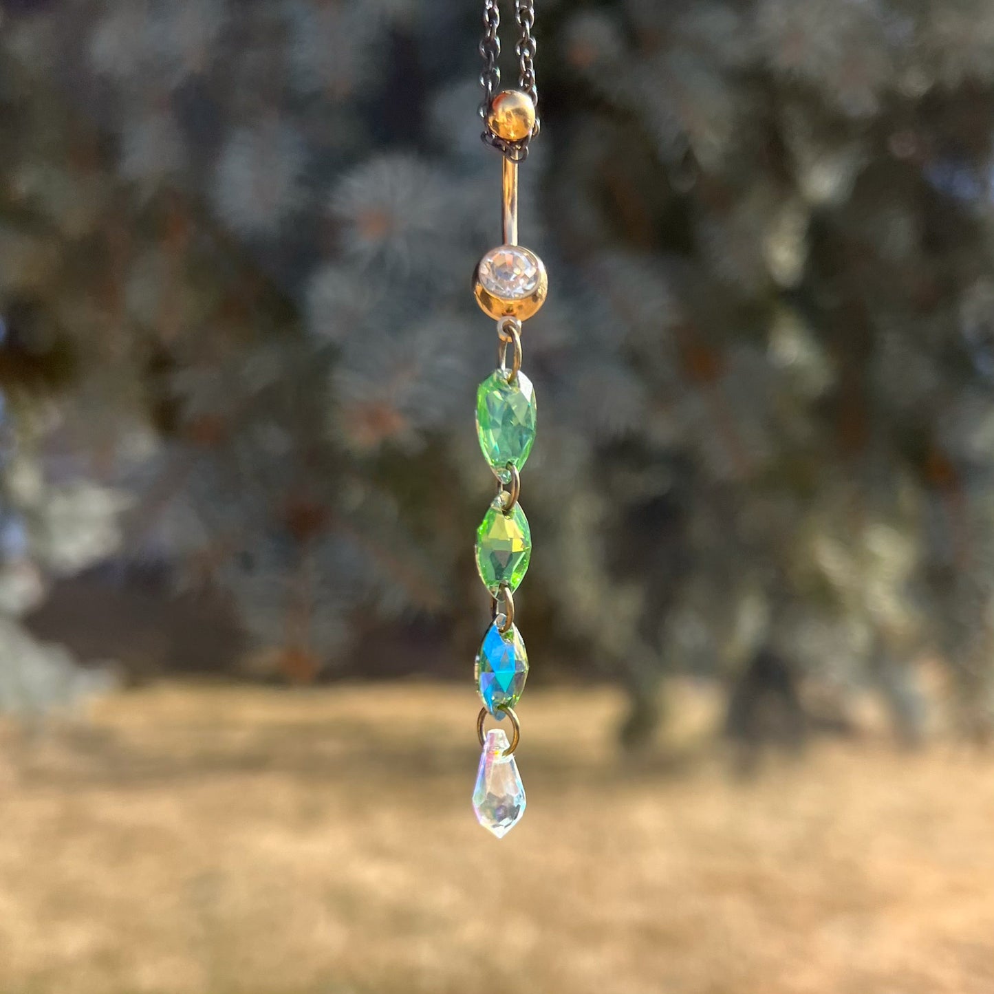 Happy Trees Belly Ring
