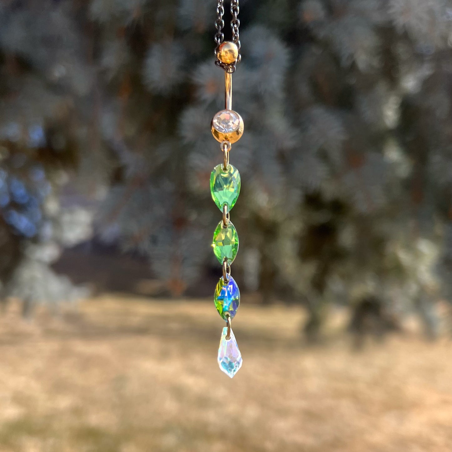 Happy Trees Belly Ring