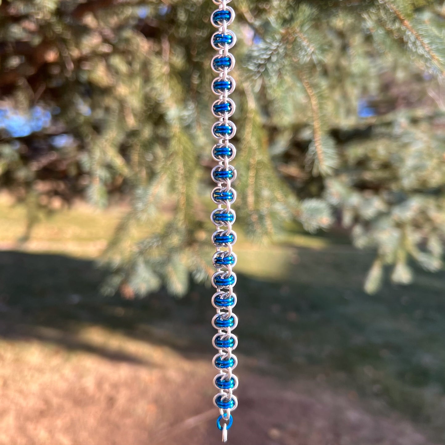 Cerulean Bliss Thick Chain & Bracelet Set