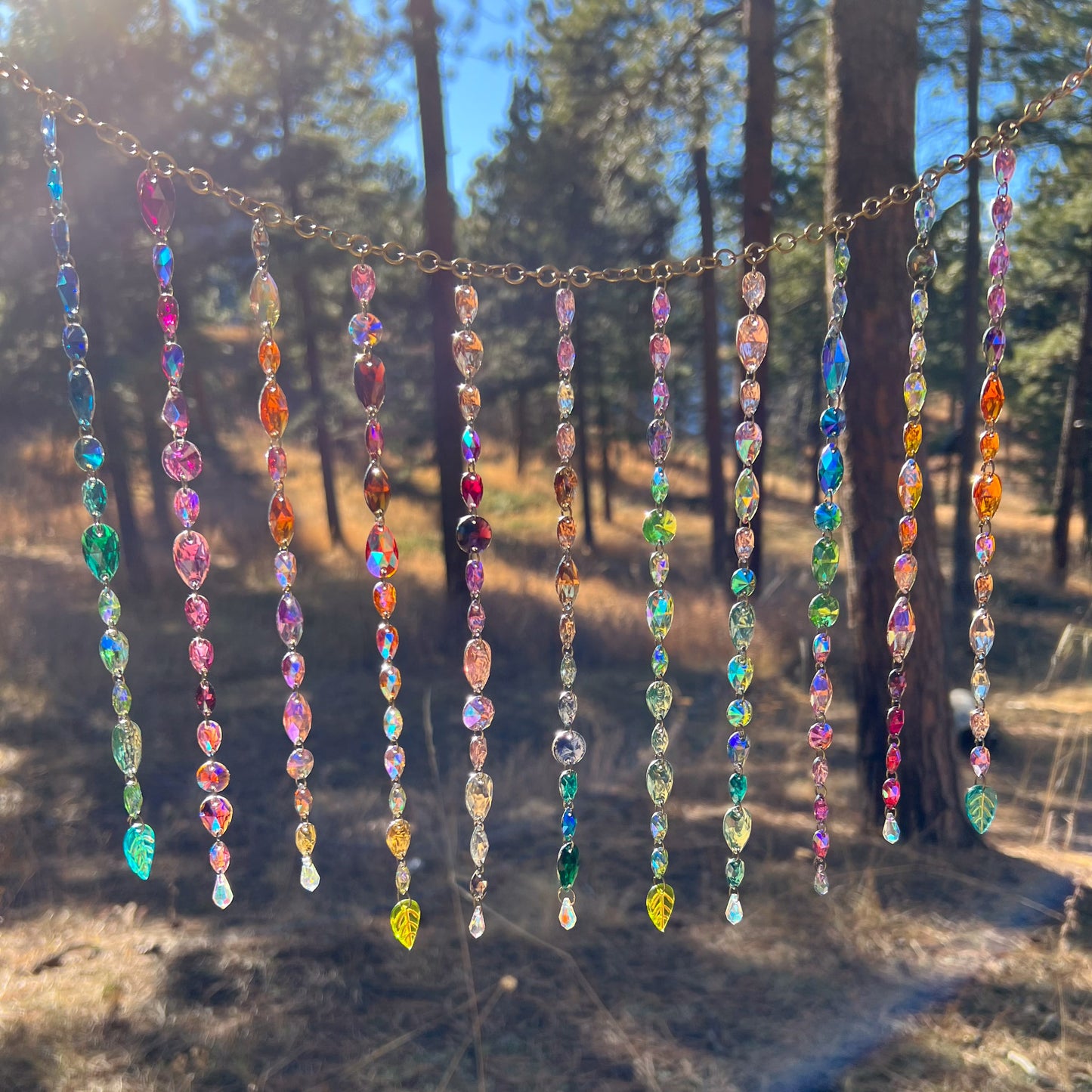 Ethereal Veil Crystal Curtain
