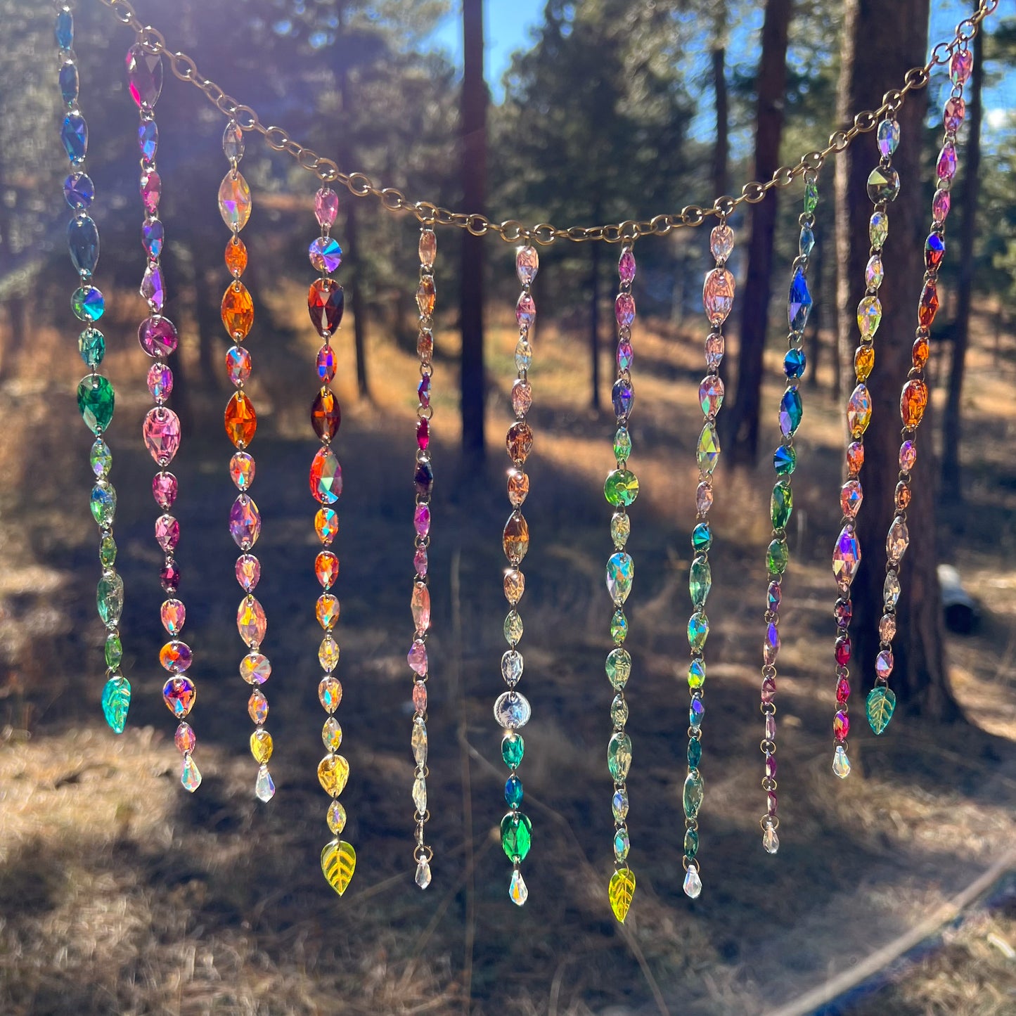 Ethereal Veil Crystal Curtain