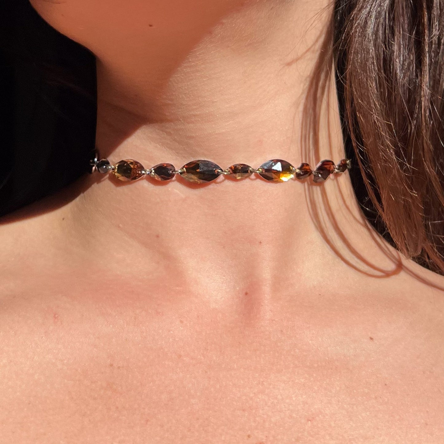Deep Topaz Choker