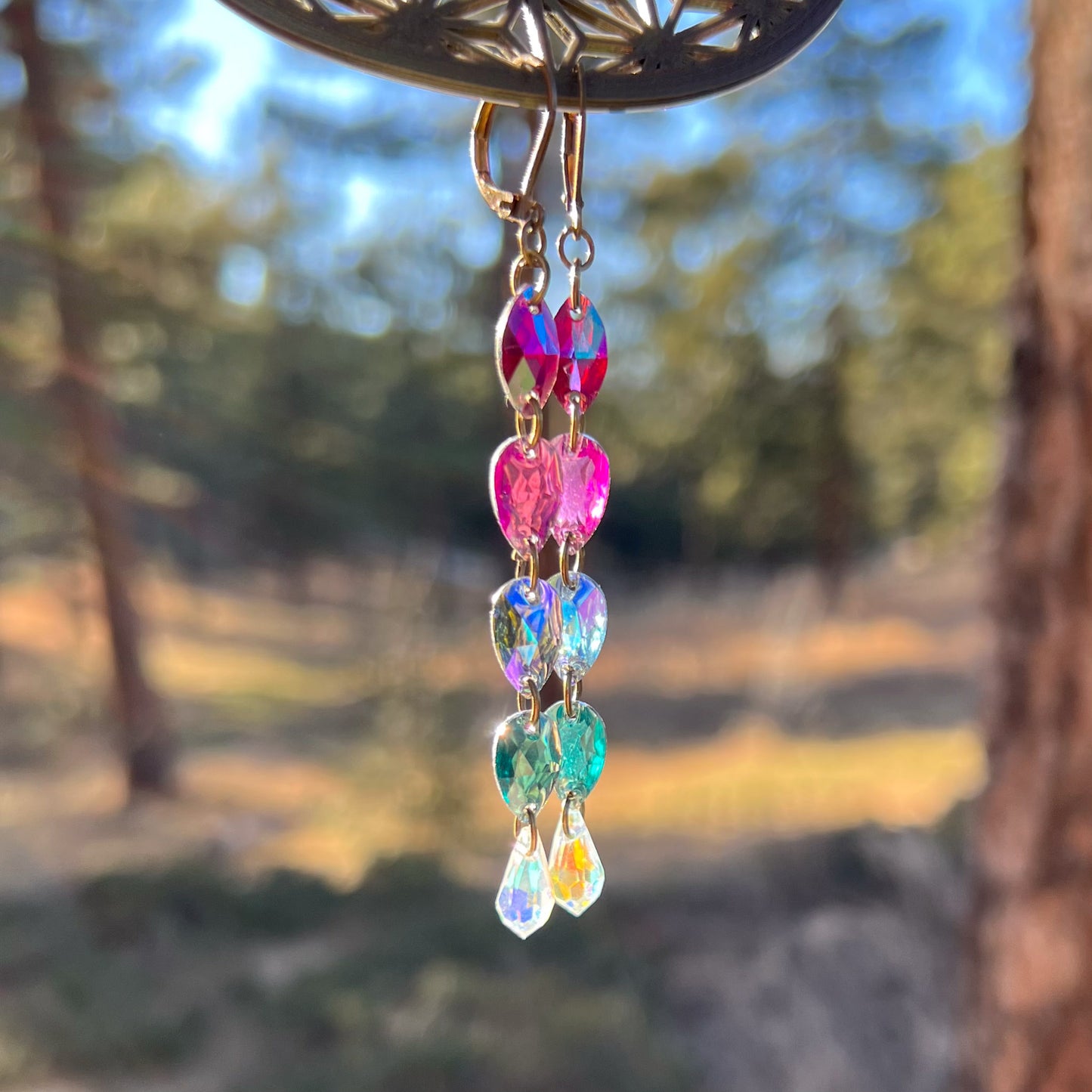 Psychedelic Prism Earrings