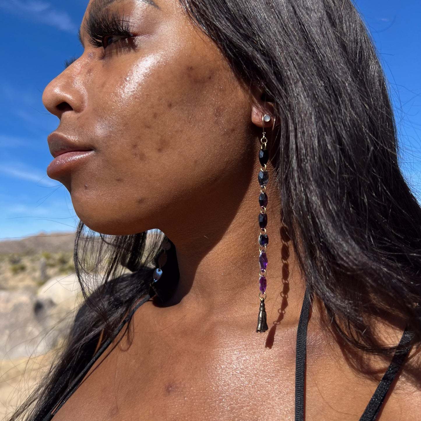Witches Broomstick Earrings