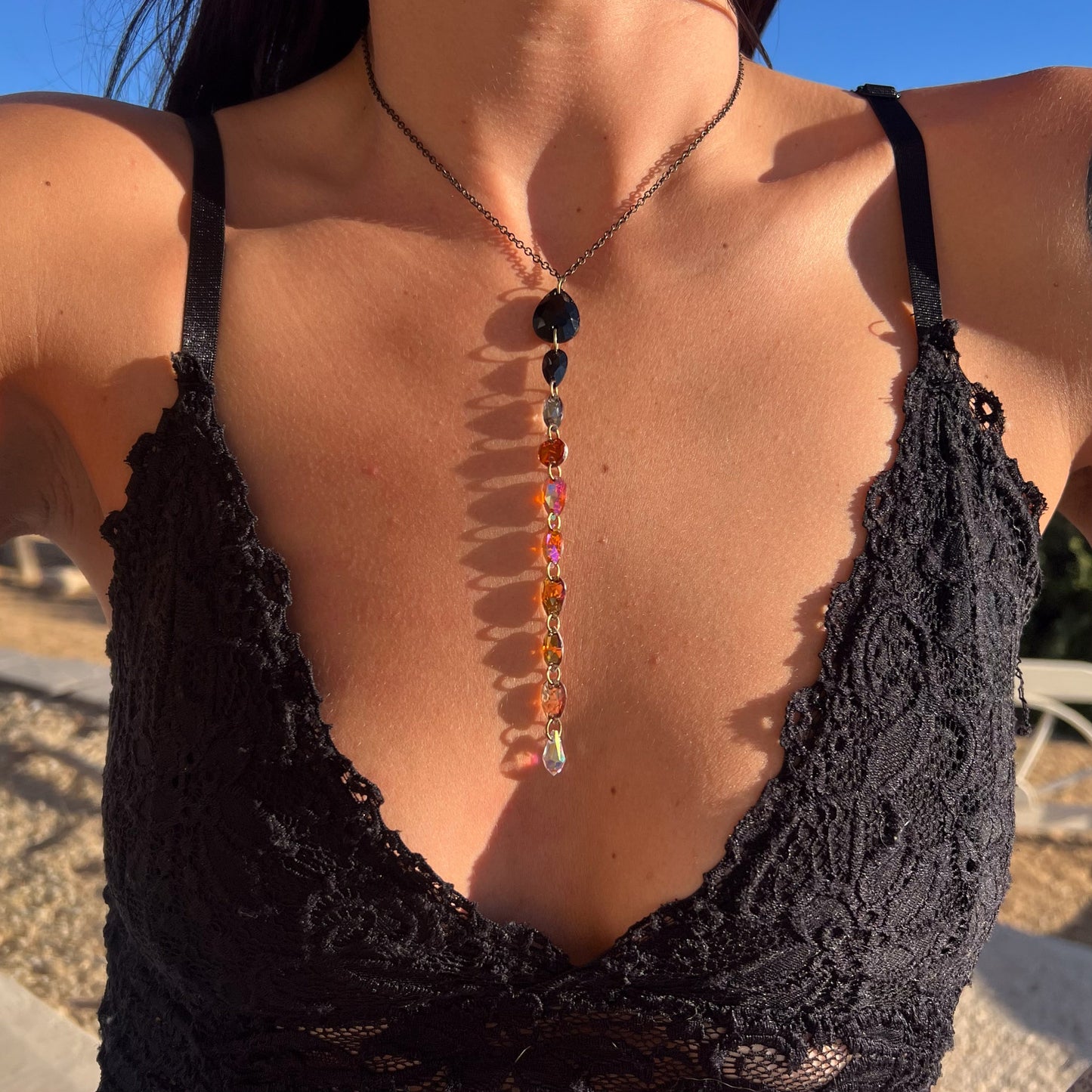 Flickering Lanterns Necklace