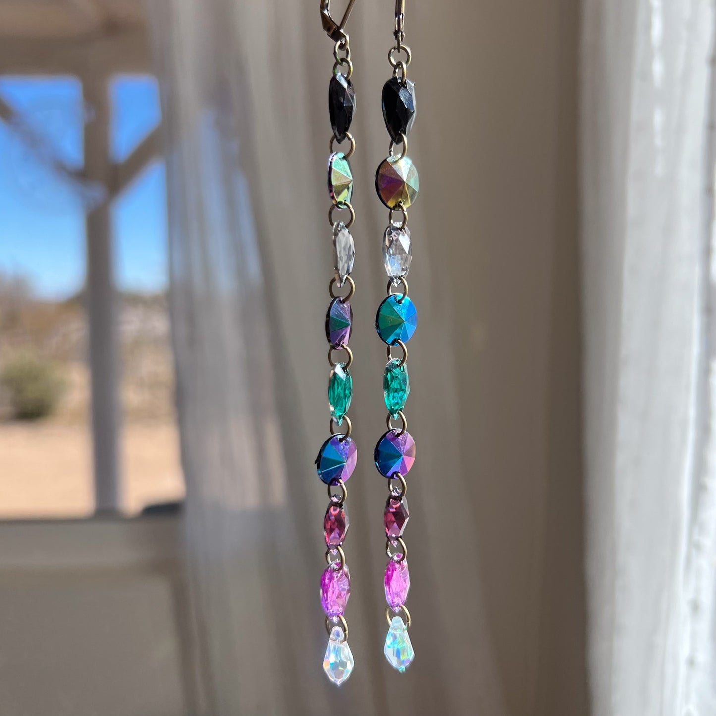 $36 earrings (random colors)
