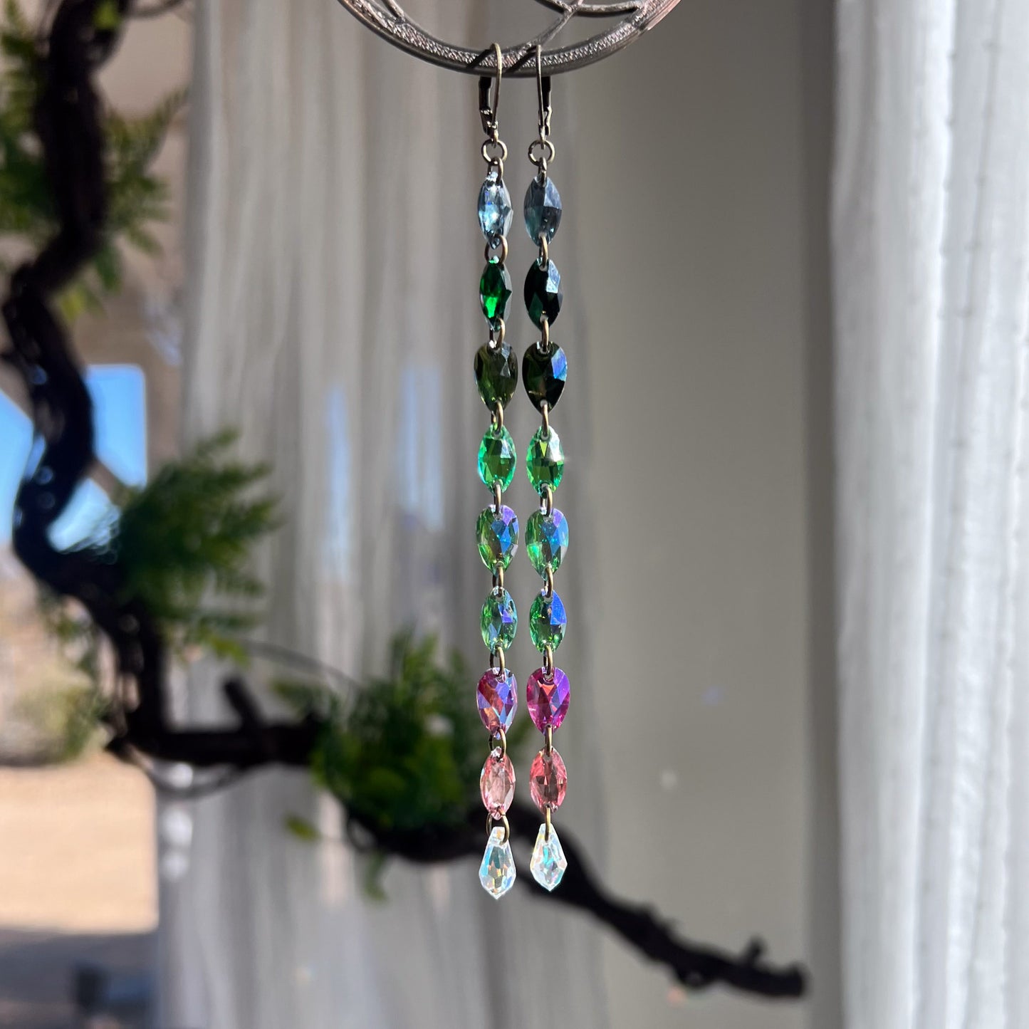 Green Goddess Earrings