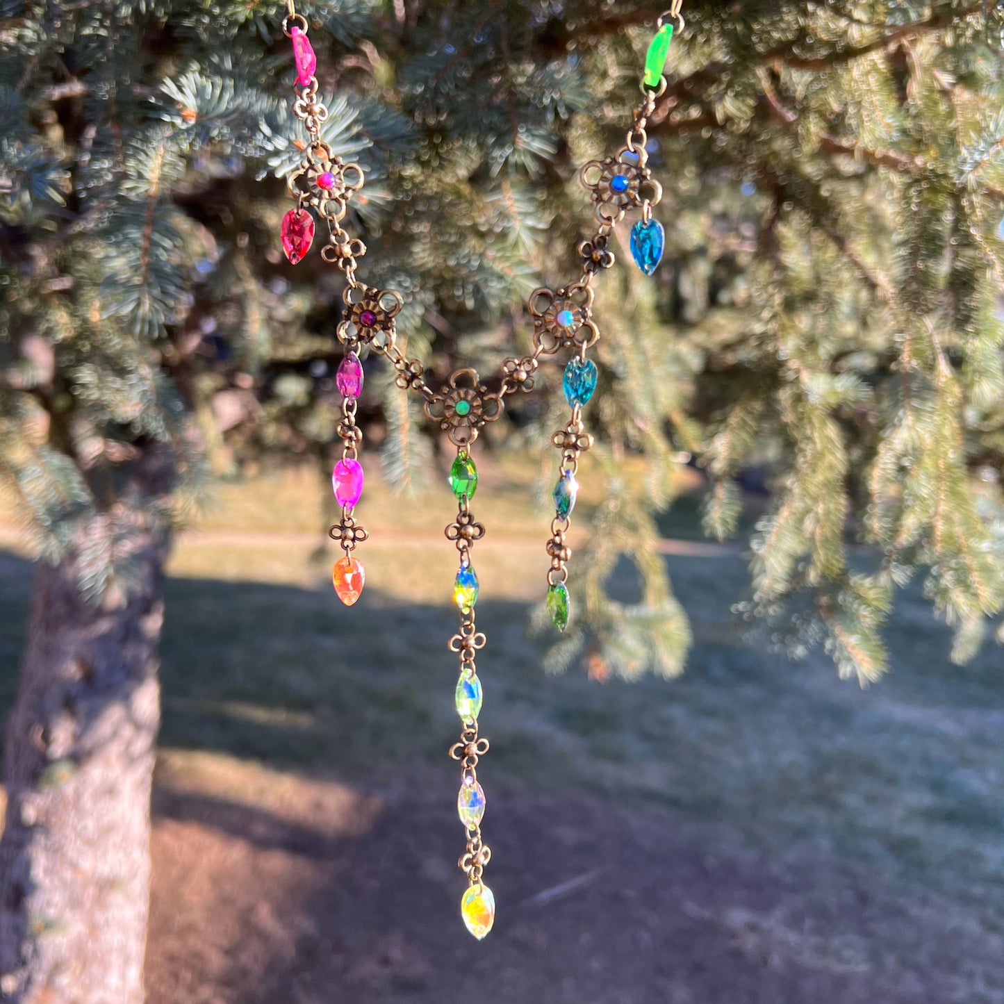 Kaleidoscope Snowflake Necklace