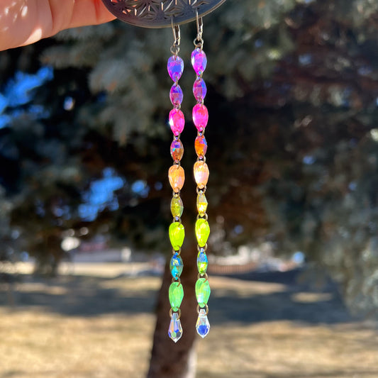 Chromatic Whirl Earrings