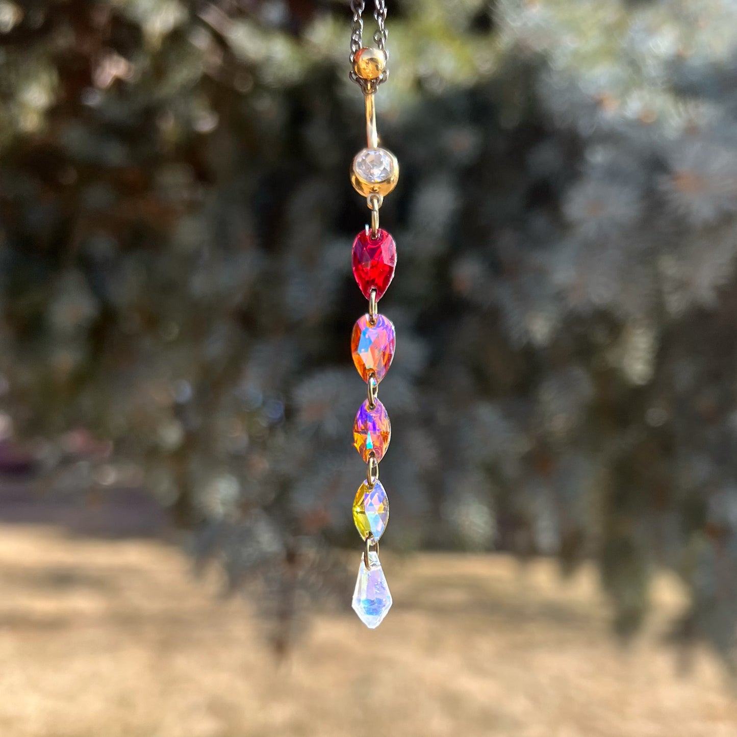 Ring of Fire Belly Ring