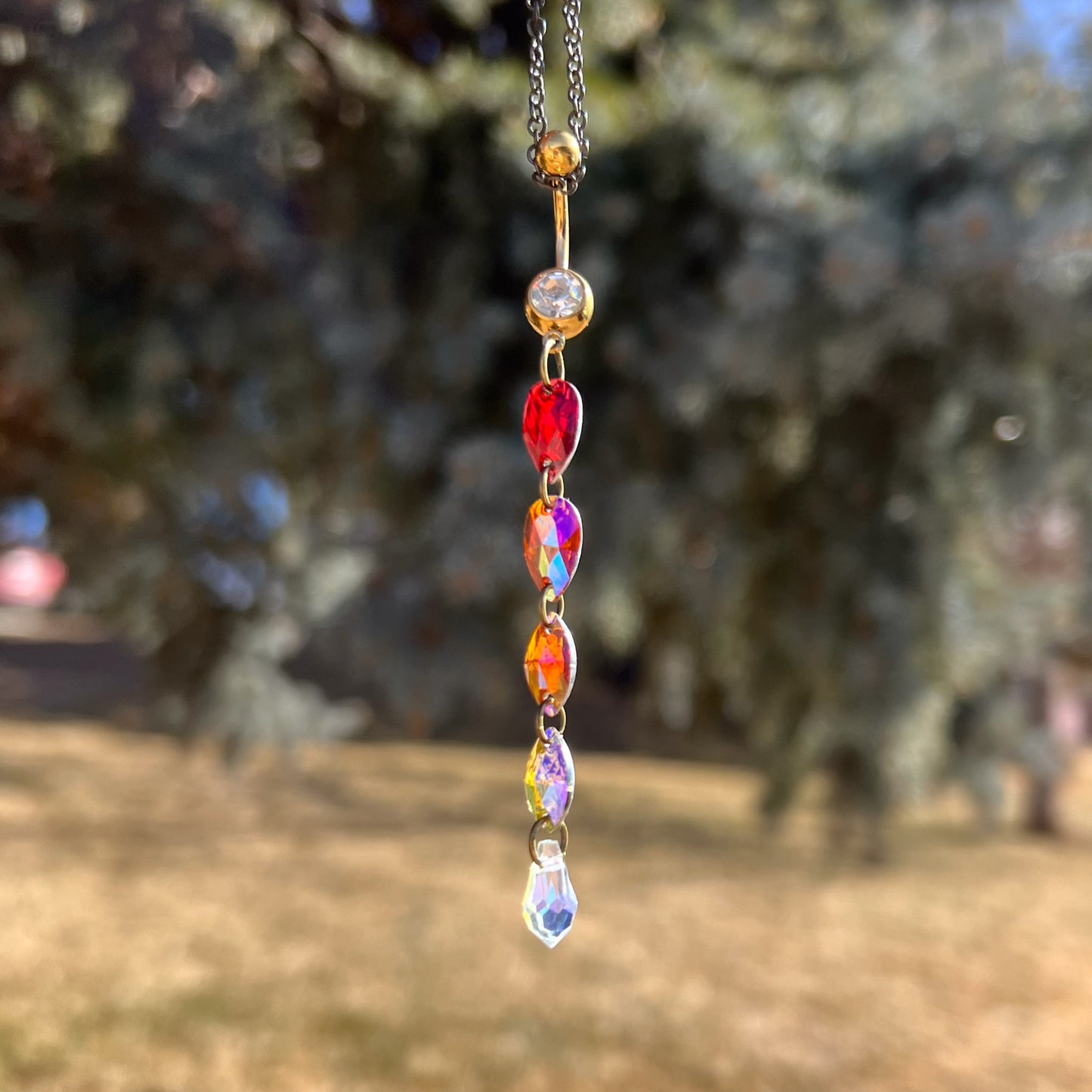 Ring of Fire Belly Ring