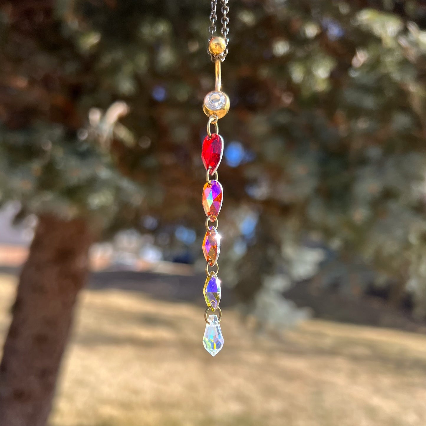 Ring of Fire Belly Ring