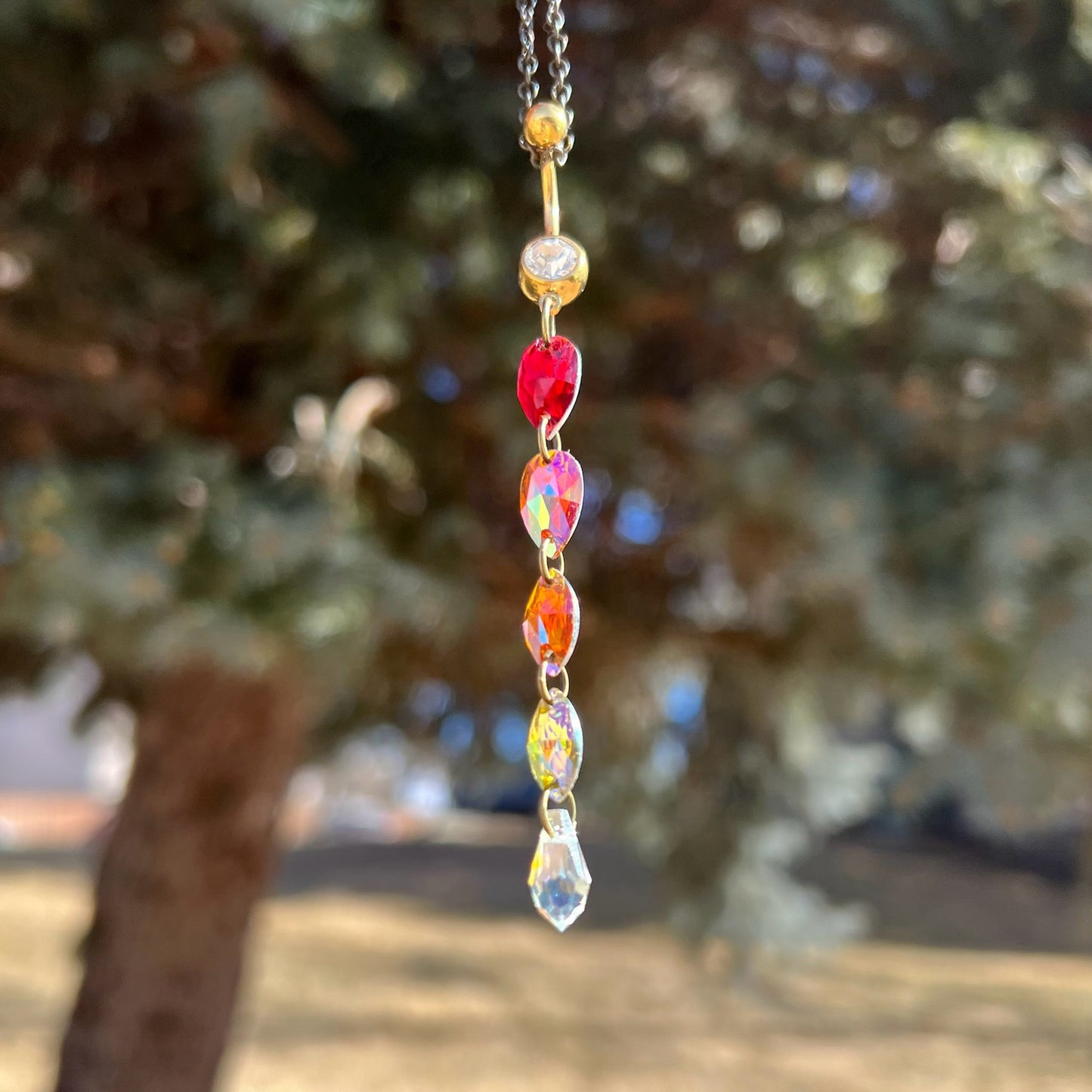 Ring of Fire Belly Ring