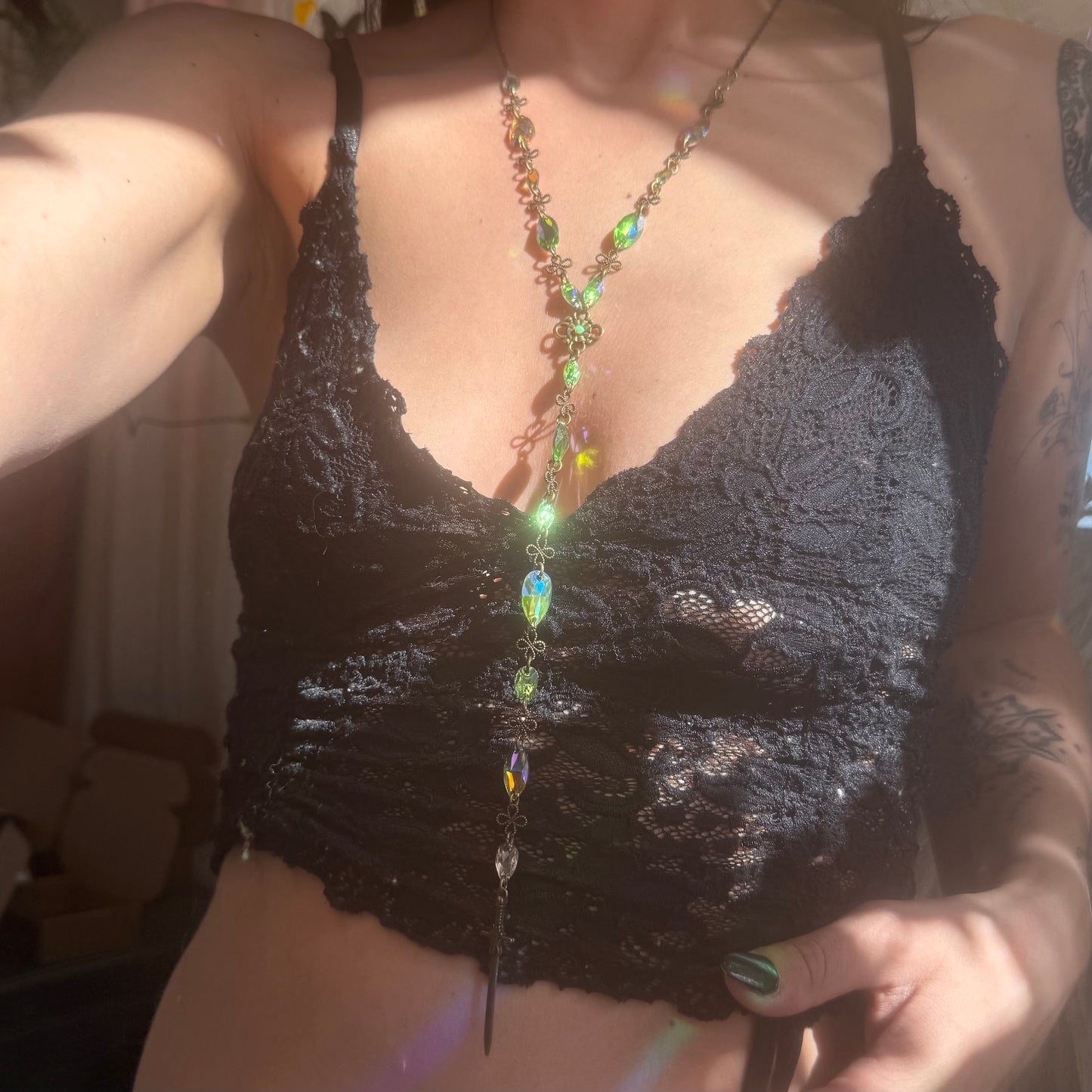 Glass Greenhouse Necklace