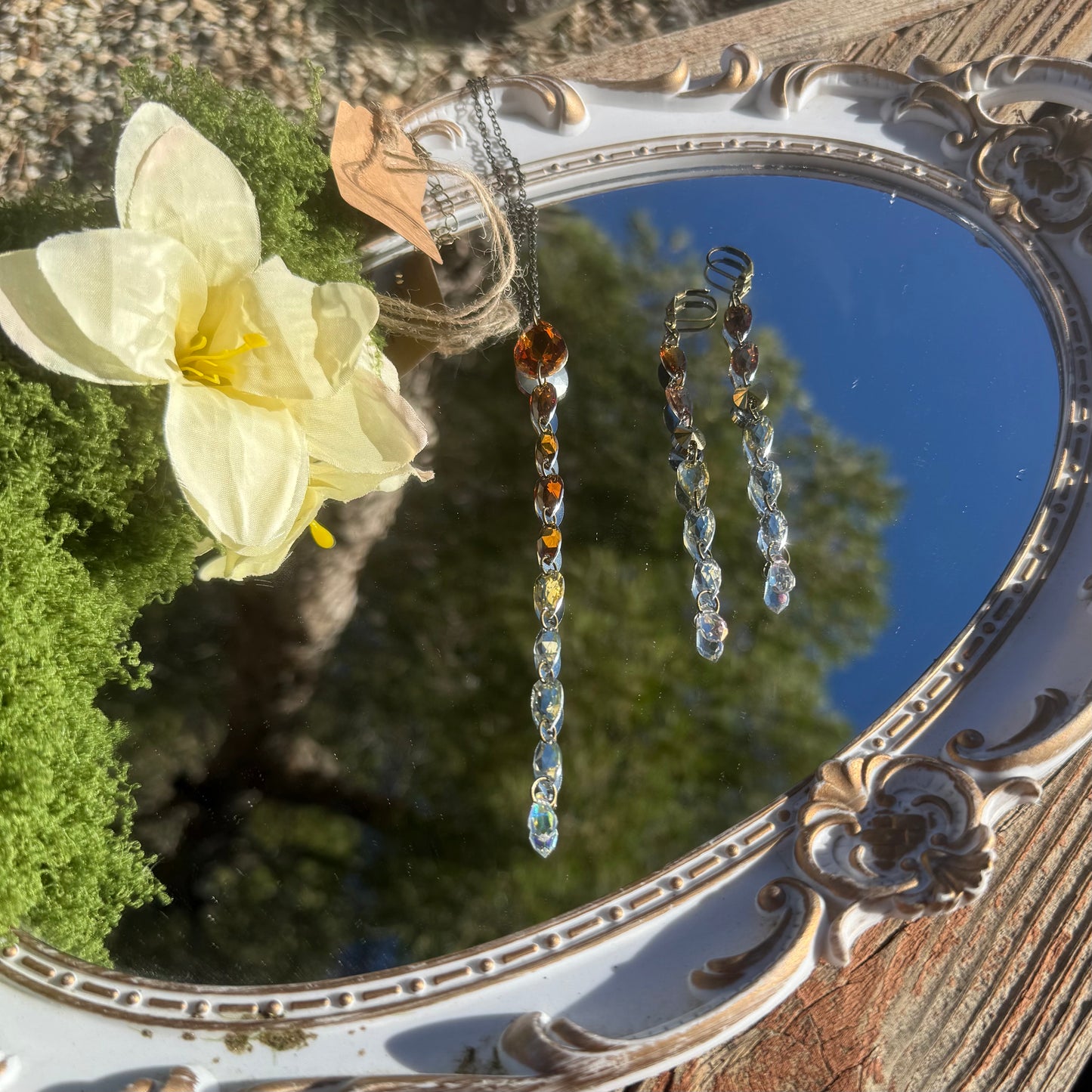 Cabin Fever Necklace & Earrings set